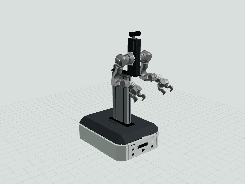 OpenAMRobot 2.0 assembled, three-quarter view